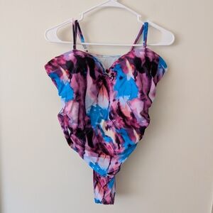 Matte Collection Womens XL One Piece Swimsuit NWOT Swimwear Vacation Beach Pool